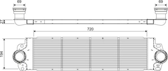 Intercooler VALEO 818272