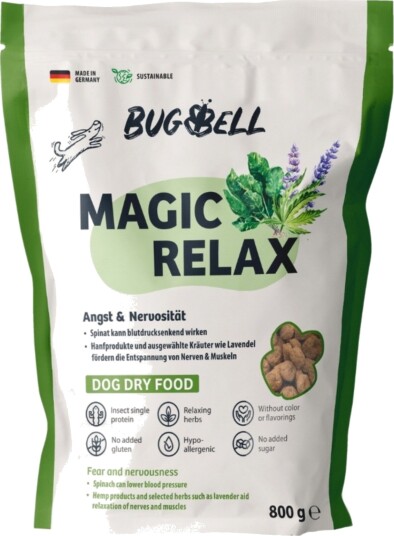 Bugbell Tørrfôr Magic Relax Sparepakke 4 X 800 G Bugbell Tørrfôr Magic Relax Sparepakke 4 X 800 G