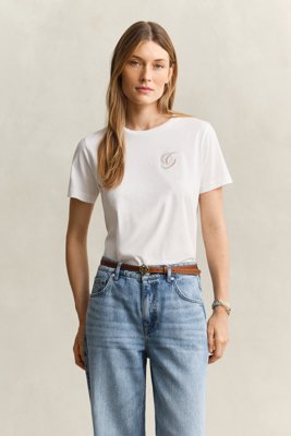 Script T skjorte EGGSHELL XL