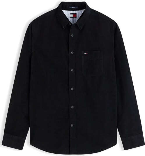 Tommy Jeans Tjm Reg Baby Corduroy Shirt Ext Black M