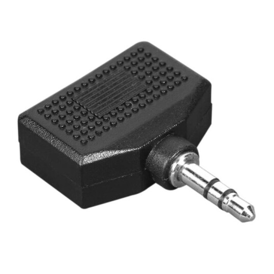 Hama Adapter Audio 2x3.5mm3.5mm 2xHona-Hane Svart