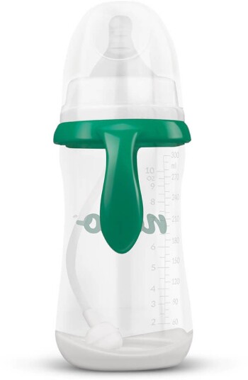 Neno 300 ml Tåteflaske med Antikolikk i Grønn Neno 300 ml Tåteflaske med Antikolikk i Grønn
