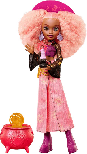 Monster High Moonspell Magic By Rae Lumina Fashion Doll Sun Witch With Accessories Pink ONE SIZE