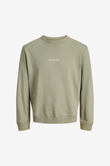 Jack & Jones Junior   Collegegenser Jornorrebro Emb Sweat Crew   Grønn