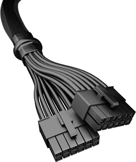 Be Quiet! 12VHPWR Adapterkabel 0,6 m Strømkabel for PSU Be Quiet! 12VHPWR Adapterkabel 0,6 m Strømkabel for PSU
