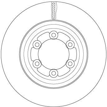 Bremseskive TRW DF6736S
