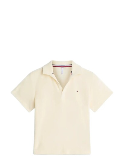 Tommy Hilfiger Toweling Shirt Cream 140 152 Tommy Hilfiger Toweling Shirt Cream 140 152