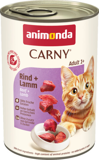 Animonda Carny Adult Våtfôr Storfe & Lam 12x400g