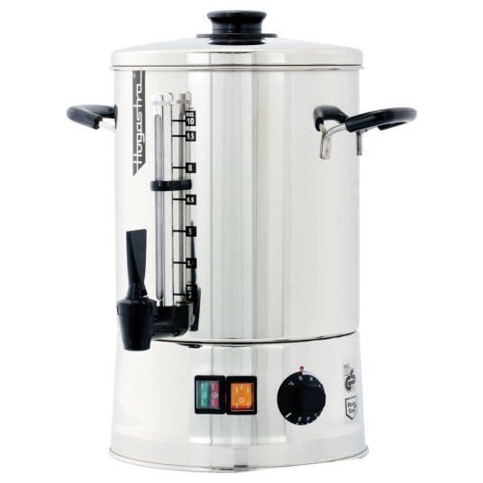 Hogastra Varmtvannsdispenser HWT-10; 10l 44x24 cm HxØ; Sølvfarge