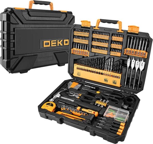 Deko Tools Verktøysett (200 Deler) Deko Tools Verktøysett (200 Deler)