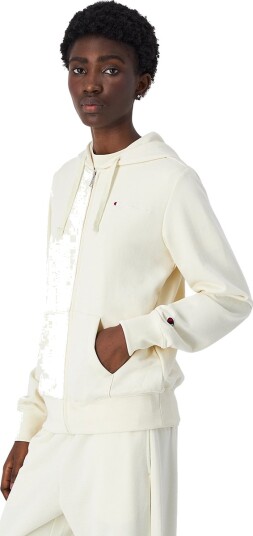 Champion Icons Small Script Logo Full Zip Hettegenser Dame