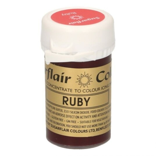 Sugarflair Pastafarge Ruby 25g 