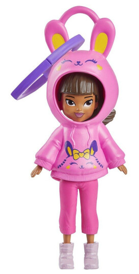 Polly Pocket Bunny Dukke med Klipssystem 4+år Polly Pocket Bunny Dukke med Klipssystem 4+år