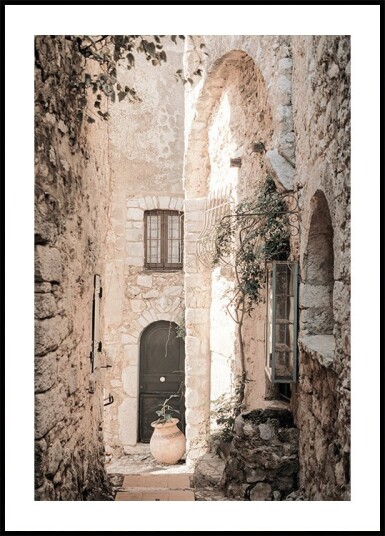 Rustic Street in Èze Plakat Plakat / 70x100cm Rustic Street in Èze Plakat Plakat / 70x100cm