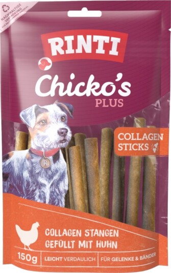 Rinti Chicko'S Plus Collagen Sticks Kylling 150 G