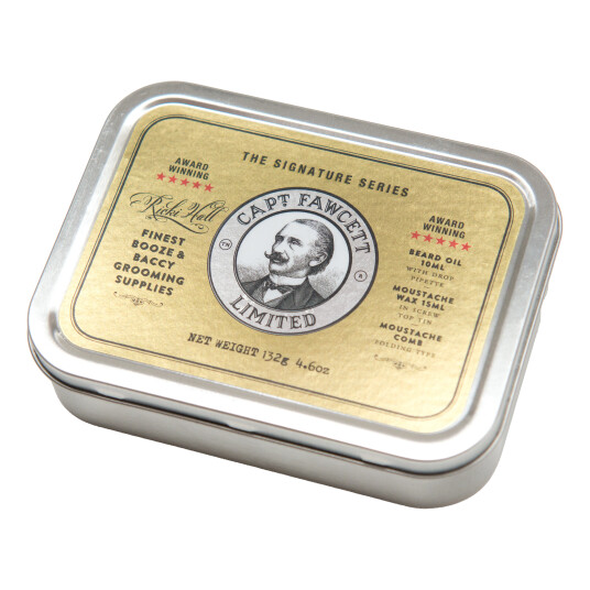Captain Fawcett's Ricki Hall Survival Kit for skjegg og bart