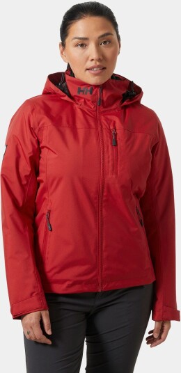 Helly Hansen Crew Mellomlags Seilerjakke Med Hette 2.0 Dame Rød 3xl