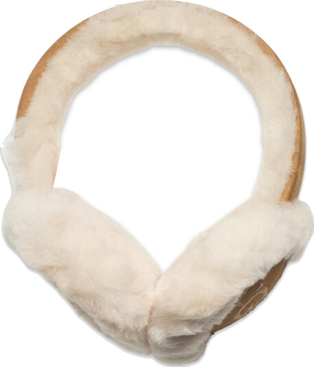 UGG Sheepskin Embroidery Earmuff - Cream - ONE SIZE UGG Sheepskin Embroidery Earmuff - Cream - ONE SIZE