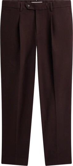 Tommy Hilfiger Ny Solid Brushed Dress Pants Brown 32 x 32