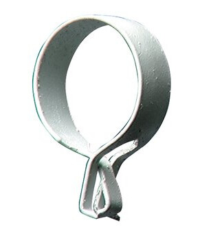Vista Ring med klemme19 mm 10 stk hvit