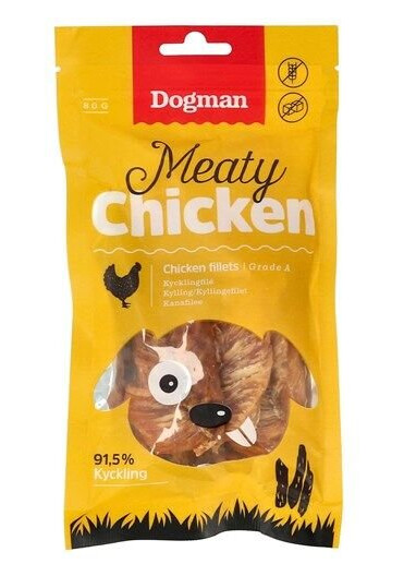 Dogman Chicken Fillets 80G