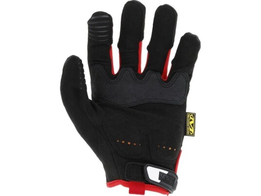 Mechanix Wear Gloves Mechanix M pact 52 Sort/rod Storrelse L. Borrelas Trekdry Syntetisk Lar Handflate Utstyr Armortex Fingerbeskyttelse D30 Vibrasjonsbeskyttelse
