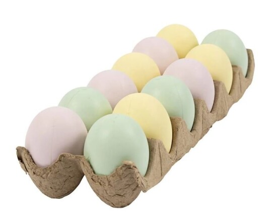 Creativ Company Plastic Eggs Pastel 12pcs. Creativ Company Plastic Eggs Pastel 12pcs.