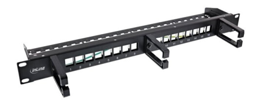 Inline 76822B Sort 1U Case Tyskland