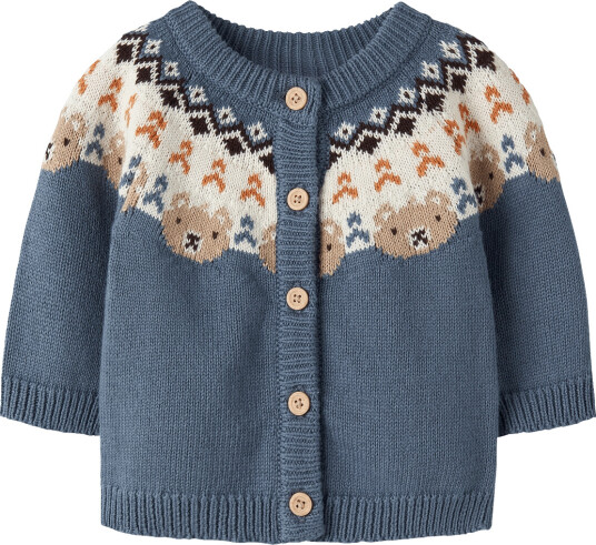 Name It Nbmosmane Ls Knit Card Blue 80