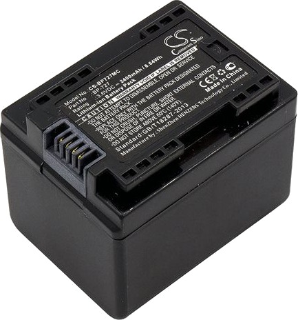 Canon Legria HF M56 batteri (2400 mAh 3.6 V, Sort) Canon Legria HF M56 batteri (2400 mAh 3.6 V, Sort)