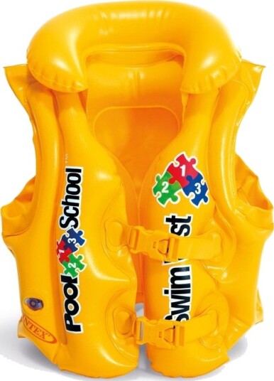 Svømmevest For Barn - Lær Å Svømme - 3-6 År - 18-30 Kg - Intex