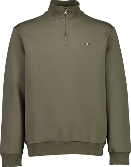 Bison Soft Superflex Zip Neck Sweat DK GREEN S Bison Soft Superflex Zip Neck Sweat DK GREEN S