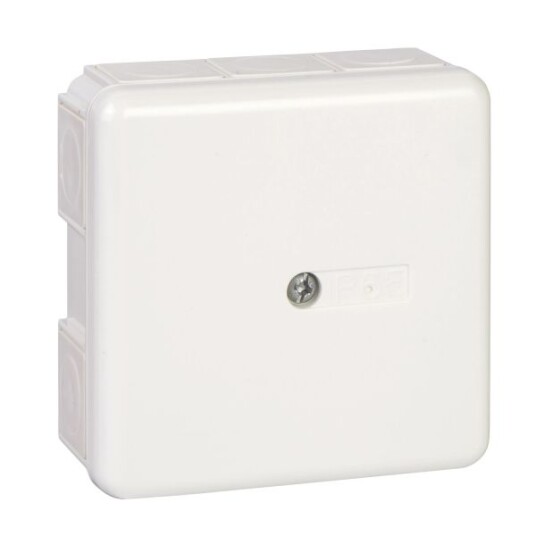 Schneider Electric Mureva U56 Koblingsboks med 6-polet skruetilkoblingsblokk, skruefestet lokk Schneider Electric Mureva U56 Koblingsboks med 6-polet skruetilkoblingsblokk, skruefestet lokk