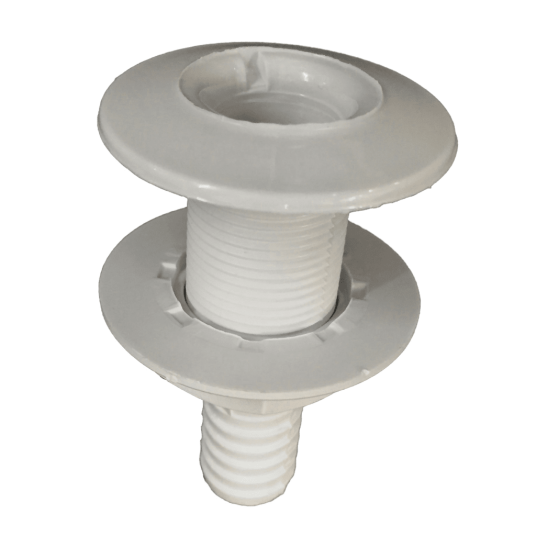 Skroggjennomføring, nylon 5/8" Skroggjennomføring, nylon 5/8"