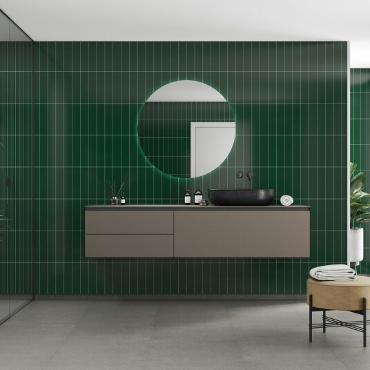 Baderomspanel Fibo 5231 M0830 Bottle Green