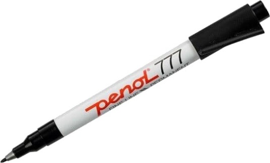 Marker Penol 777 sort 20 stk.