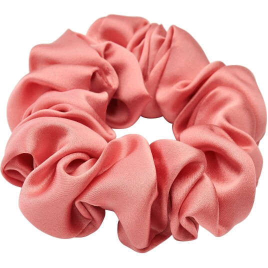 Lenoites Mulberry Silk Scrunchie Pearly Pink Lenoites Mulberry Silk Scrunchie Pearly Pink