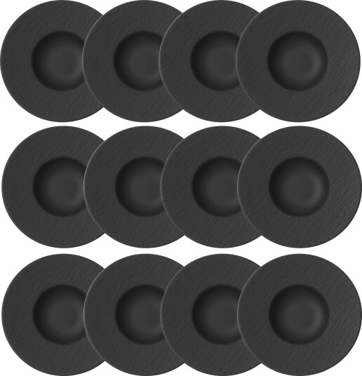 Manufacture Rock Pastatallerken 28 cm 12 pk Sort