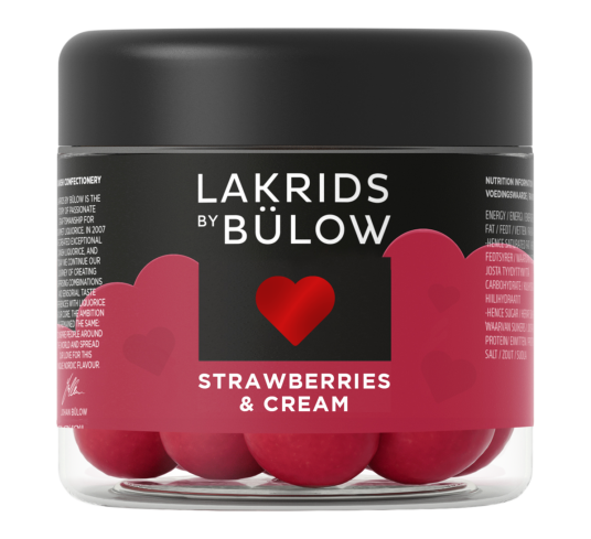 Love Strawberries & Cream lakris liten 115g