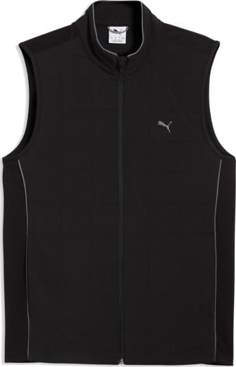 Puma Cloudspun Fleece Vest Svart Golfvest herre Black Large