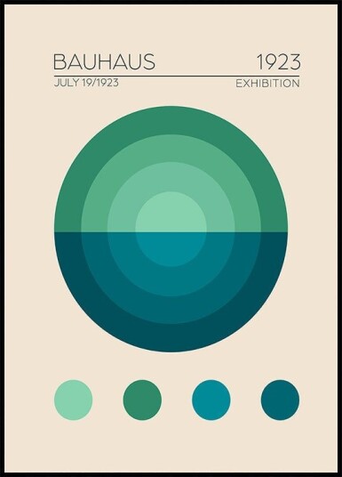 Geometric Harmony Plakat / 30x40cm