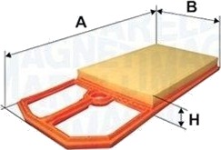 MAGNETI MARELLI 153071762497 Luftfilter MAGNETI MARELLI 153071762497 Luftfilter