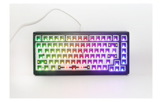 Ducky Tinker75 Gamingtastatur Barebone ISO 65% med RGB Svart