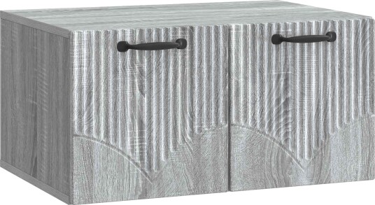 Vegghengt TV skap Grå sonoma 59,5 x 41 x 30 cm Konstruert tre