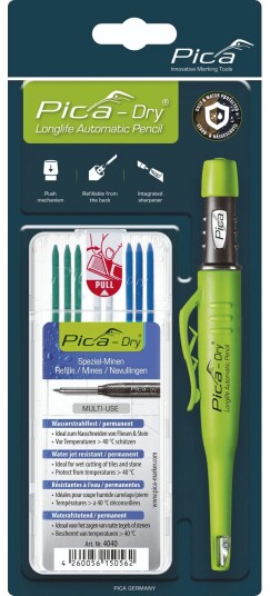 Pica Dry Markerblyant Sett   Blyant + Refiller