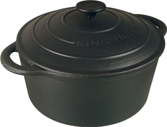 King Hoff Støpejernsgryte 22 Cm 2,4 L Kinghoff Kh 2253