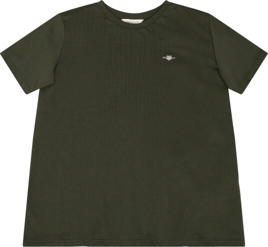Gant Kids Shield Ss T Shirt   DARK MOSS GREEN   152