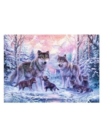Ravensburger Jigsaw puzzle Arctic Wolves 1000 pcs. Gulv Ravensburger Jigsaw puzzle Arctic Wolves 1000 pcs. Gulv