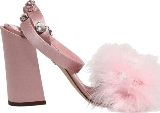 Dolce & Gabbana Dame Sko Rosa 37 1/2 EU,