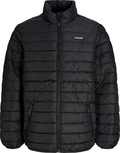 Jack & Jones Pufferjakke Jjelvis Light Puffer Collar Jnr Svart